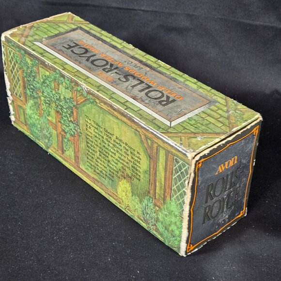 Vtg 70s Avon Bottle Decanter Rolls-Royce Silver Wraith Mostly Full -Display Only - Picture 11 of 13